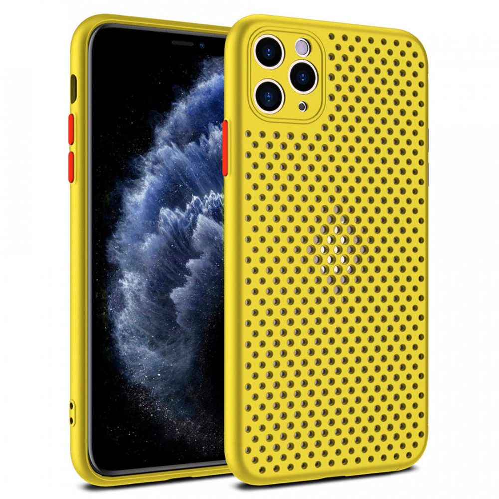 Breath Maska, IPhone 12 Mini, žuta