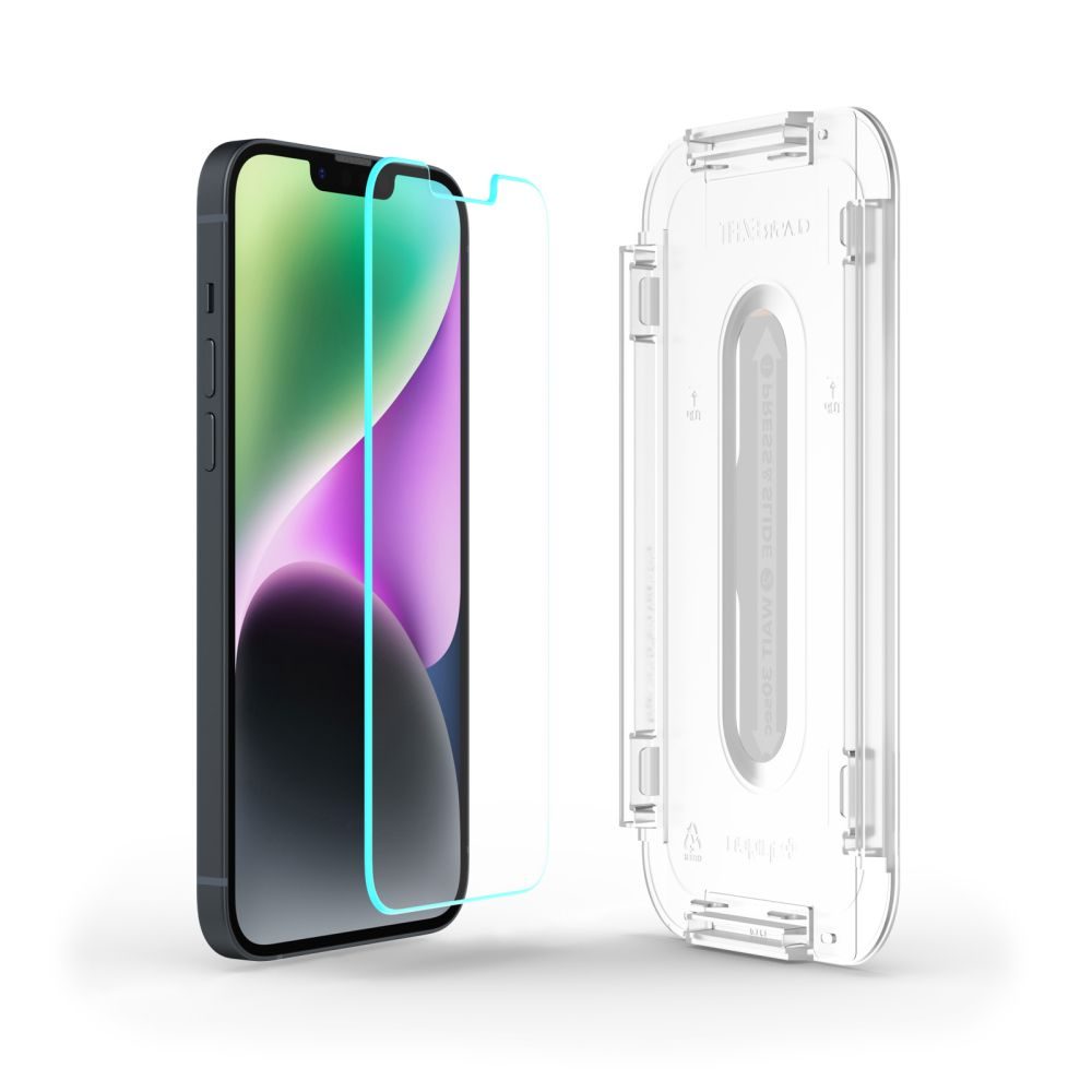 Spigen Glass.TR EZFit Z Aplikatorjem, Zaščitno Kaljeno Steklo, IPhone 13 Pro Max / 14 Plus