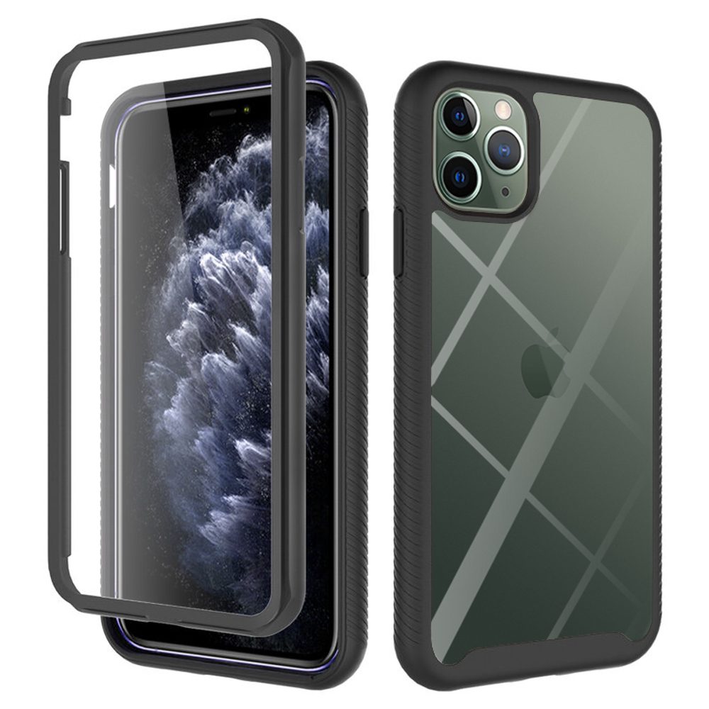 Techsuit Defense360 Pro + Ochranná fólie, iPhone 11 Pro Max, černý