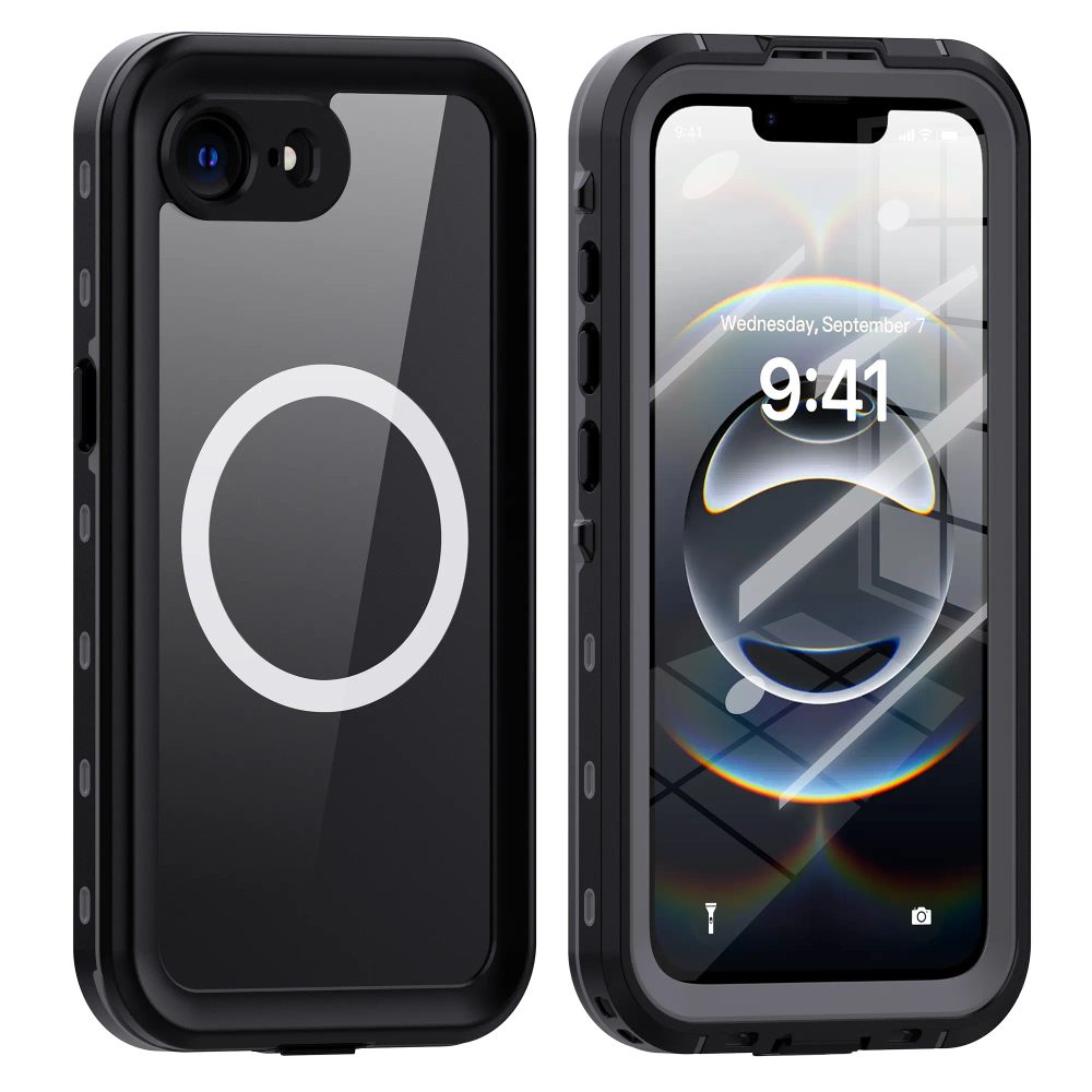 ShellBox IP68 tok, iPhone 16e, fekete