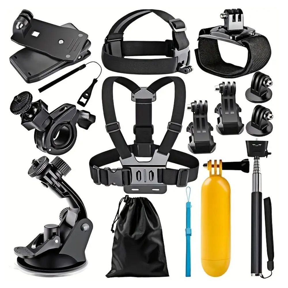 Techsuit Set dodatne opreme CamQuest 15u1 (SA15) za akcijske kamere GoPro