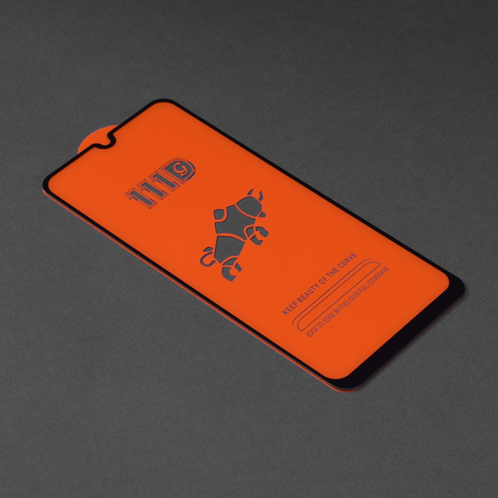 TechSuit 111D Zaščitno Kaljeno Steklo, Xiaomi Redmi 10C, črn