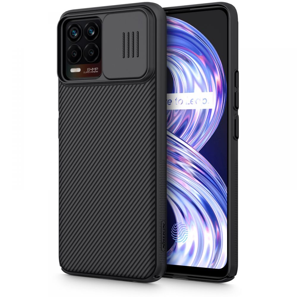 Nillkin Camshield, Realme 8 / 8 Pro, Neagră