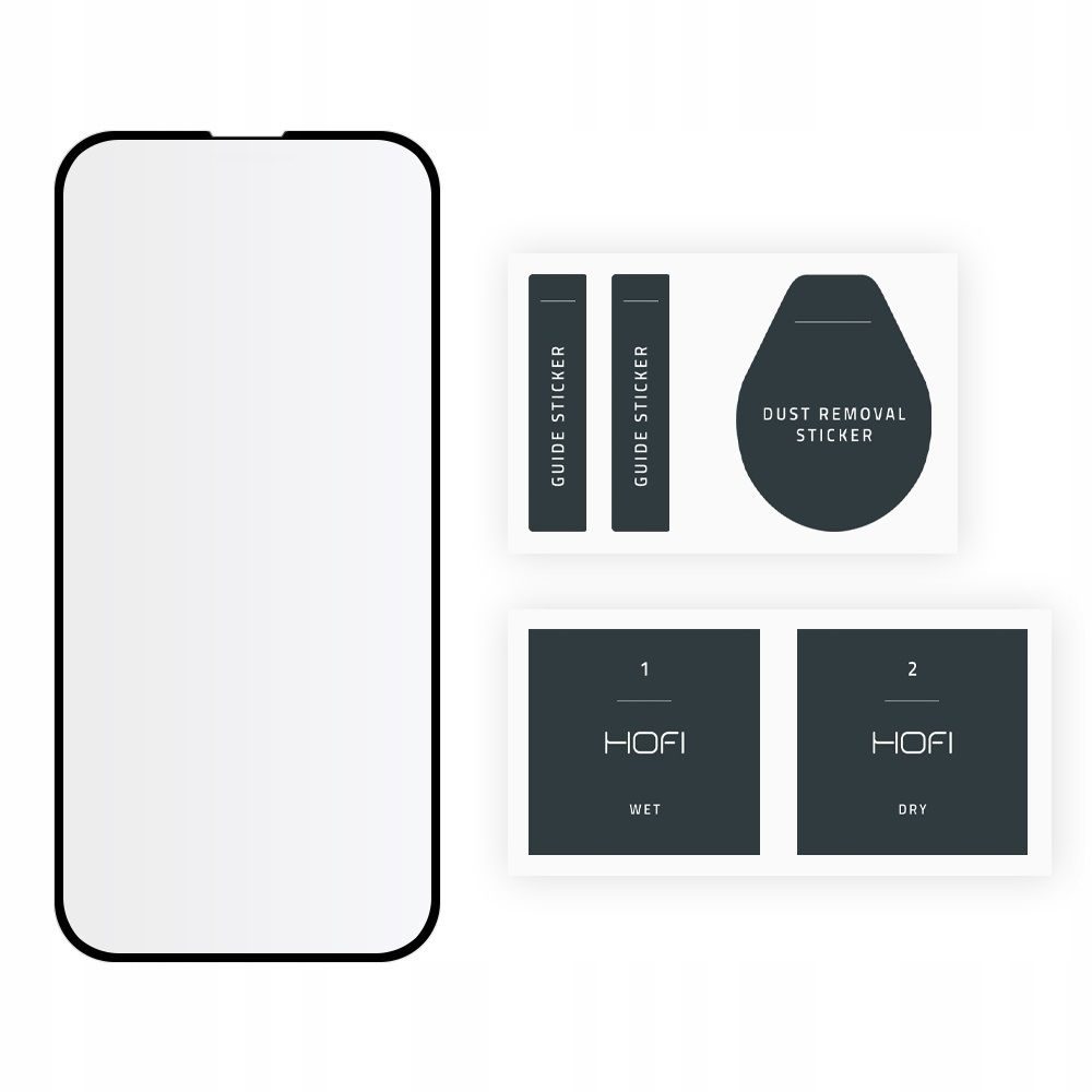 Hofi Pro+ Zaštitno Kaljeno Staklo, IPhone 13 Pro MAX, Crni