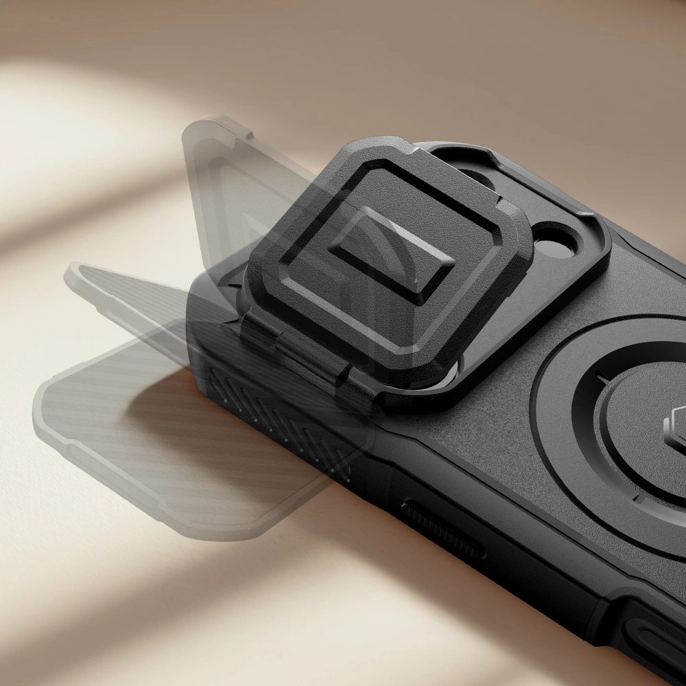 Tech-Protect Kevlar MagSafe puzdro, iPhone 17 Pro Max, čierne