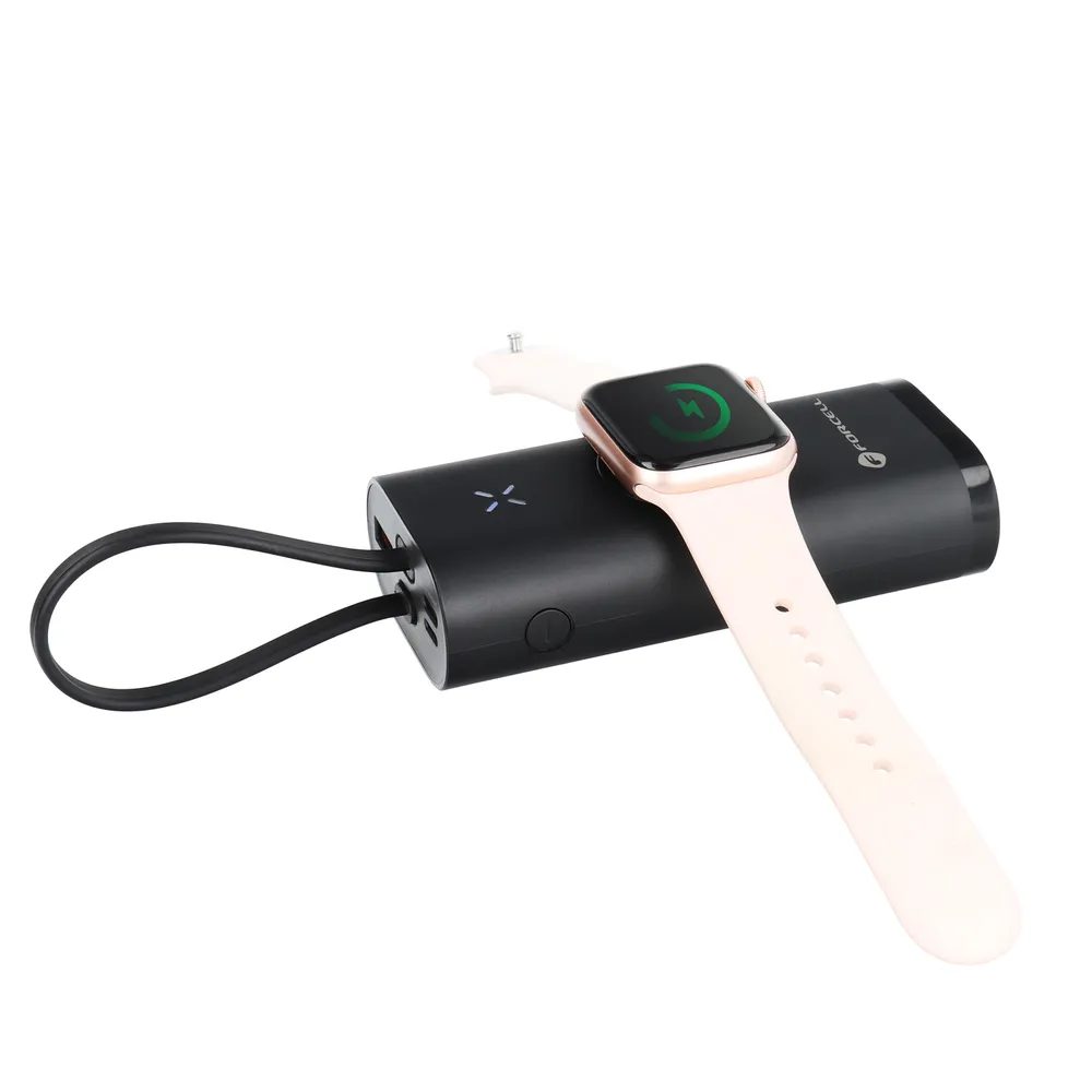 Forcell F-Energy F10k1 Powerbanka 10000mAh, Kompatibilný S Apple Watch, čierna