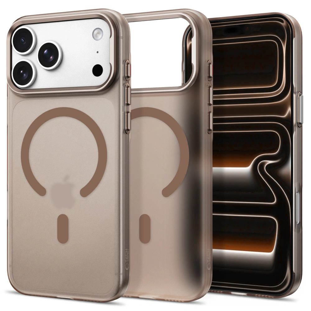 Tech-Protect MagZero MagSafe, iPhone 17 Pro / 18 Pro, auriu deșert mat