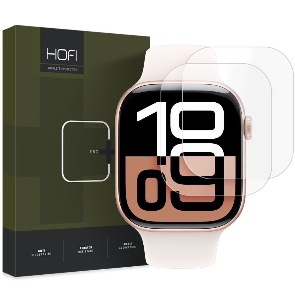 Hofi HydroFlex Pro+ folie 2 bucăți, Apple Watch 10 (42 mm), transparență