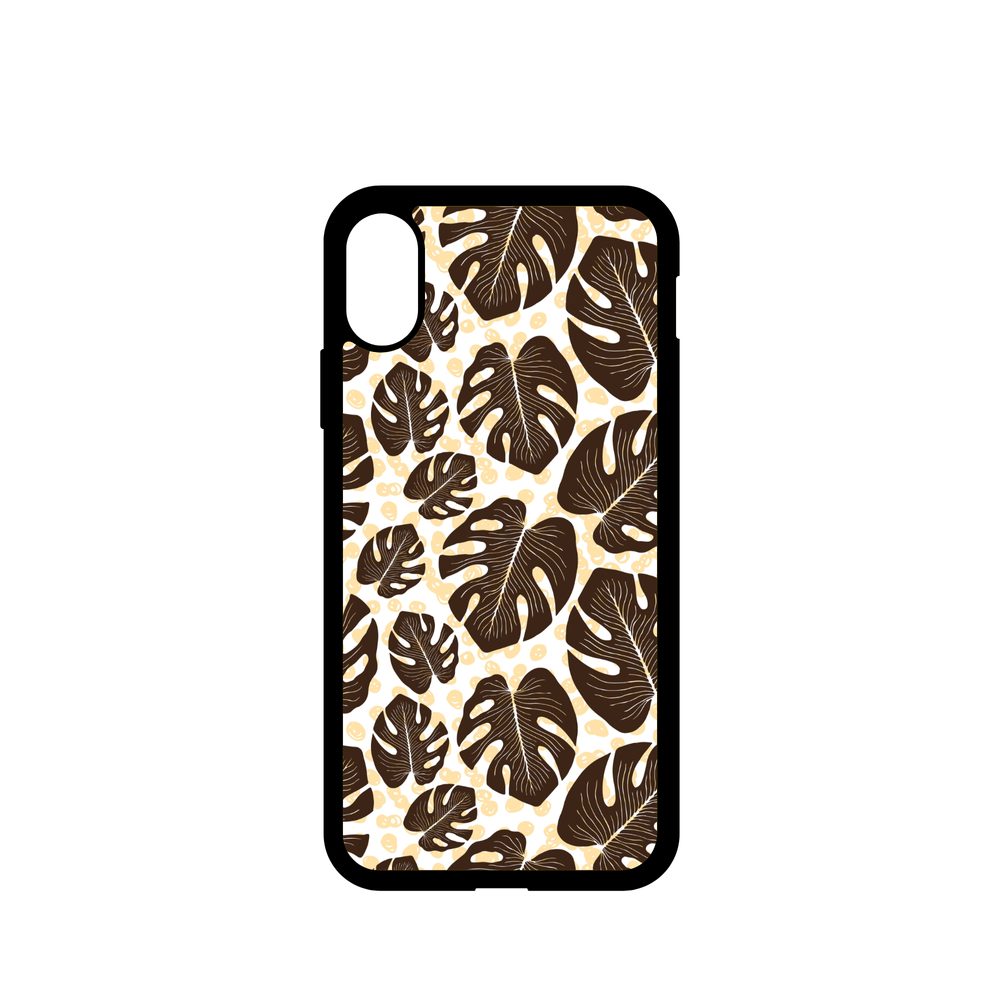 Momanio obal, iPhone X / XS, monstera