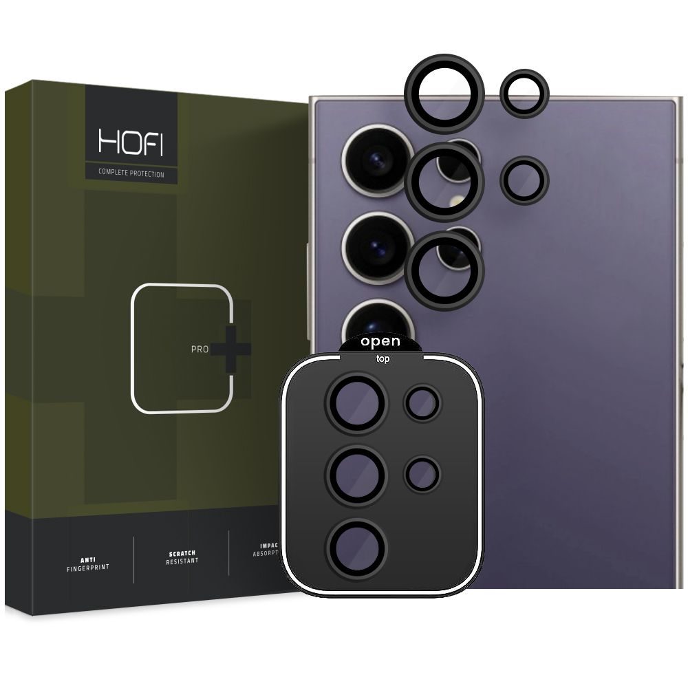 Hofi Camring Pro+, Kamera Lencse üveg, Samsung Galaxy S24 Ultra, Fekete