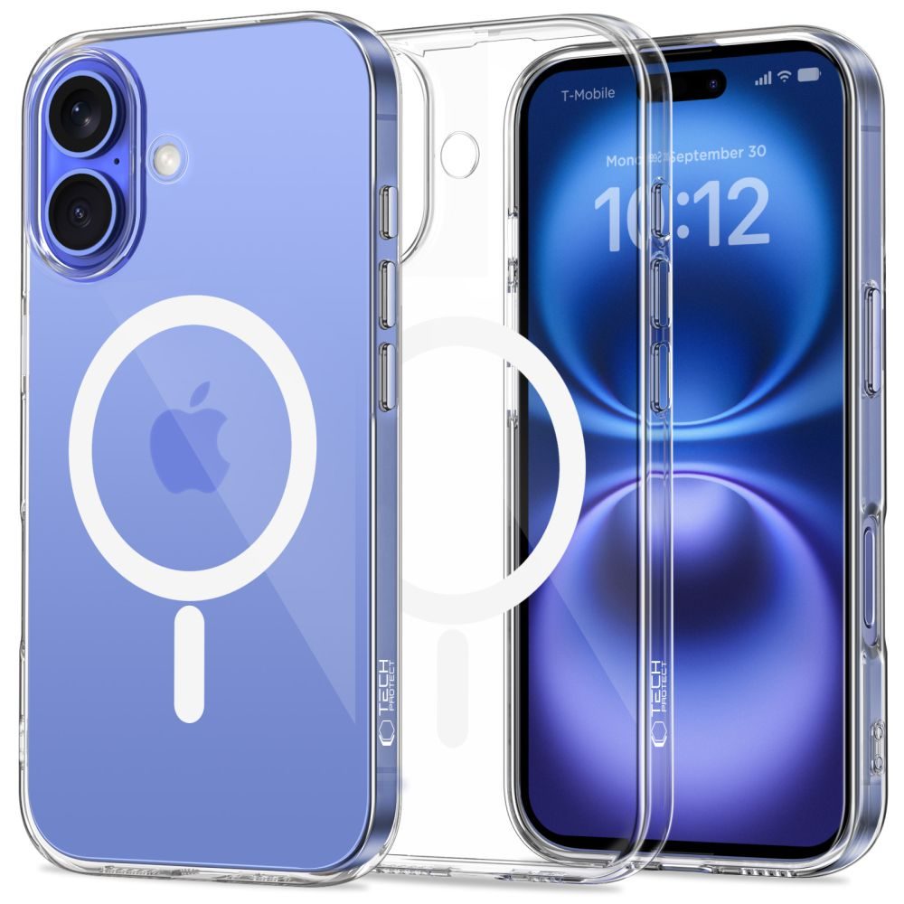 Tech-Protect Flexair MagSafe, iPhone 16, transparent
