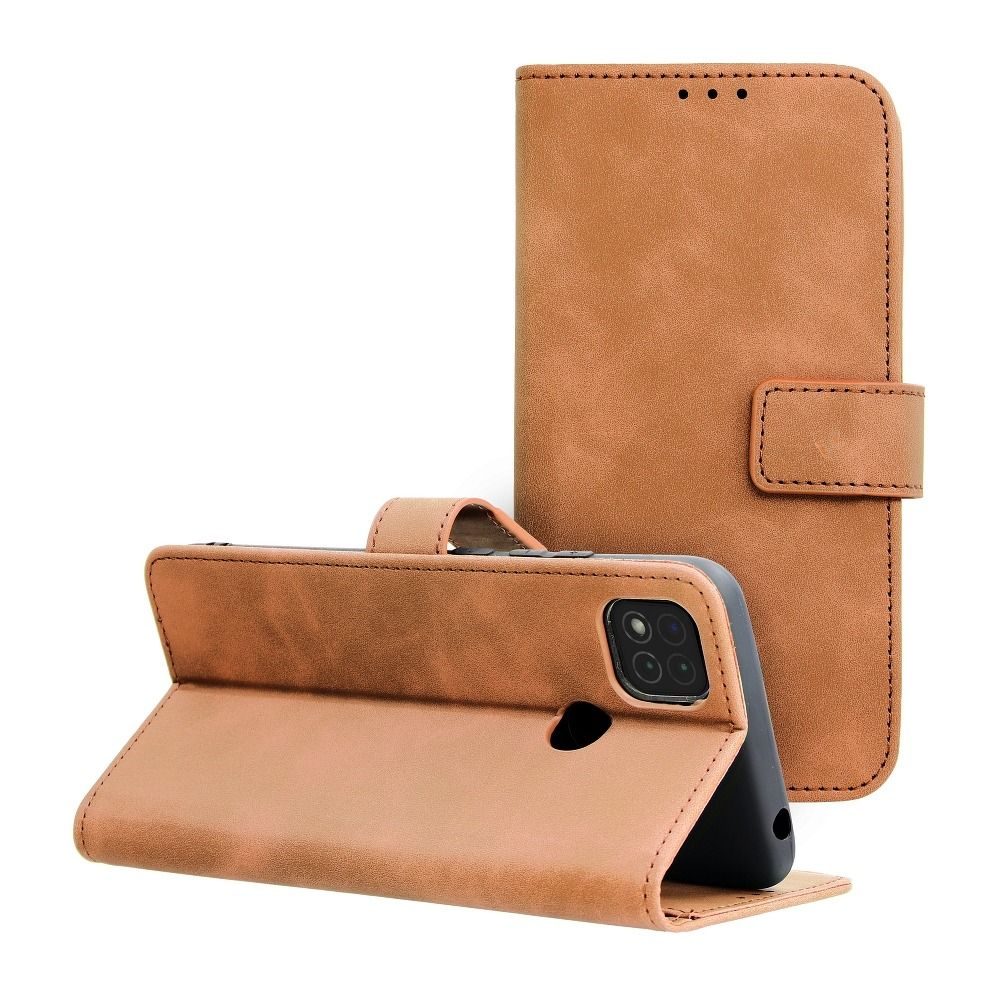 Levně Tender pouzdro, Xiaomi Redmi 9C / 9C NFC, hnědé