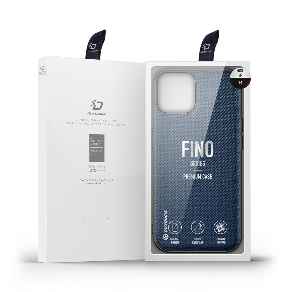 Dux Ducis Fino Case, IPhone 14, Albastră
