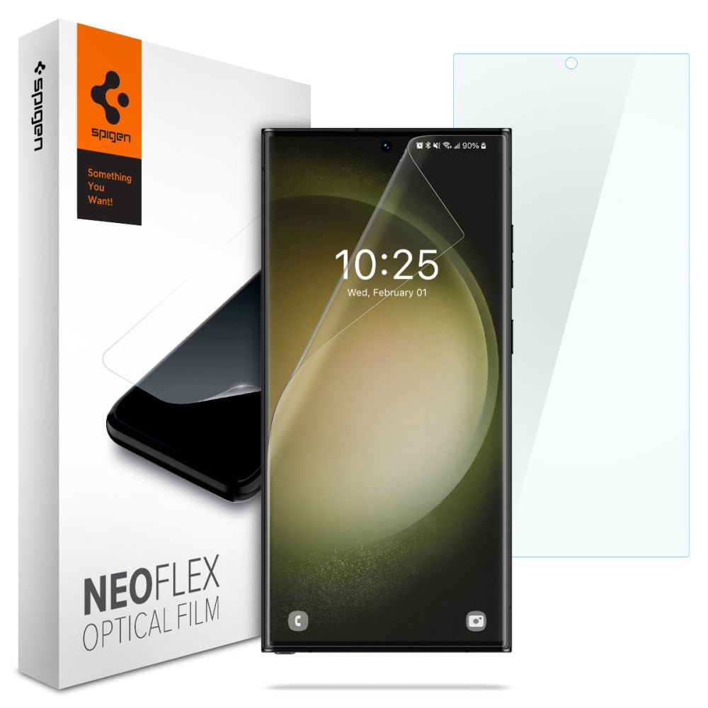 Spigen hydrogelová fólie Neo Flex, Samsung Galaxy S23 Ultra, 2 kusy
