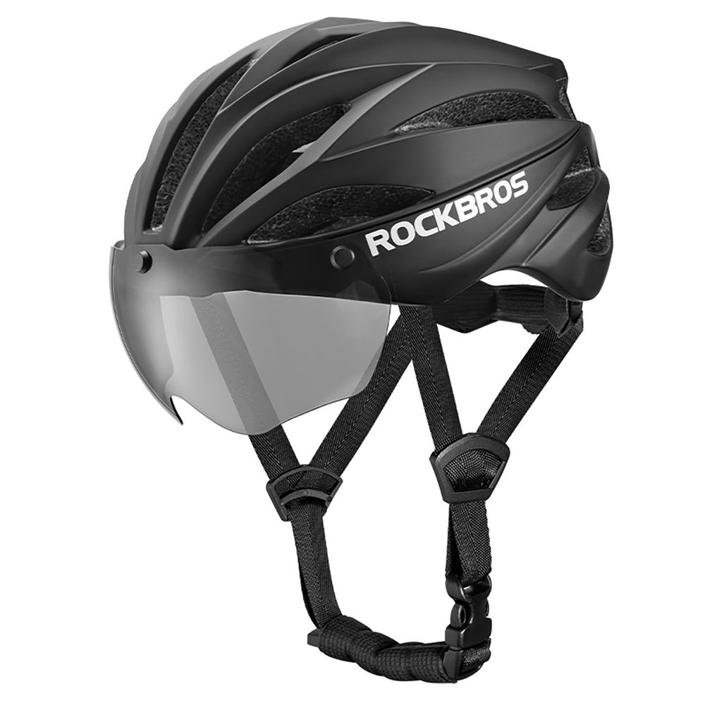 Rockbros Cyklistická prilba s šiltom, zelená