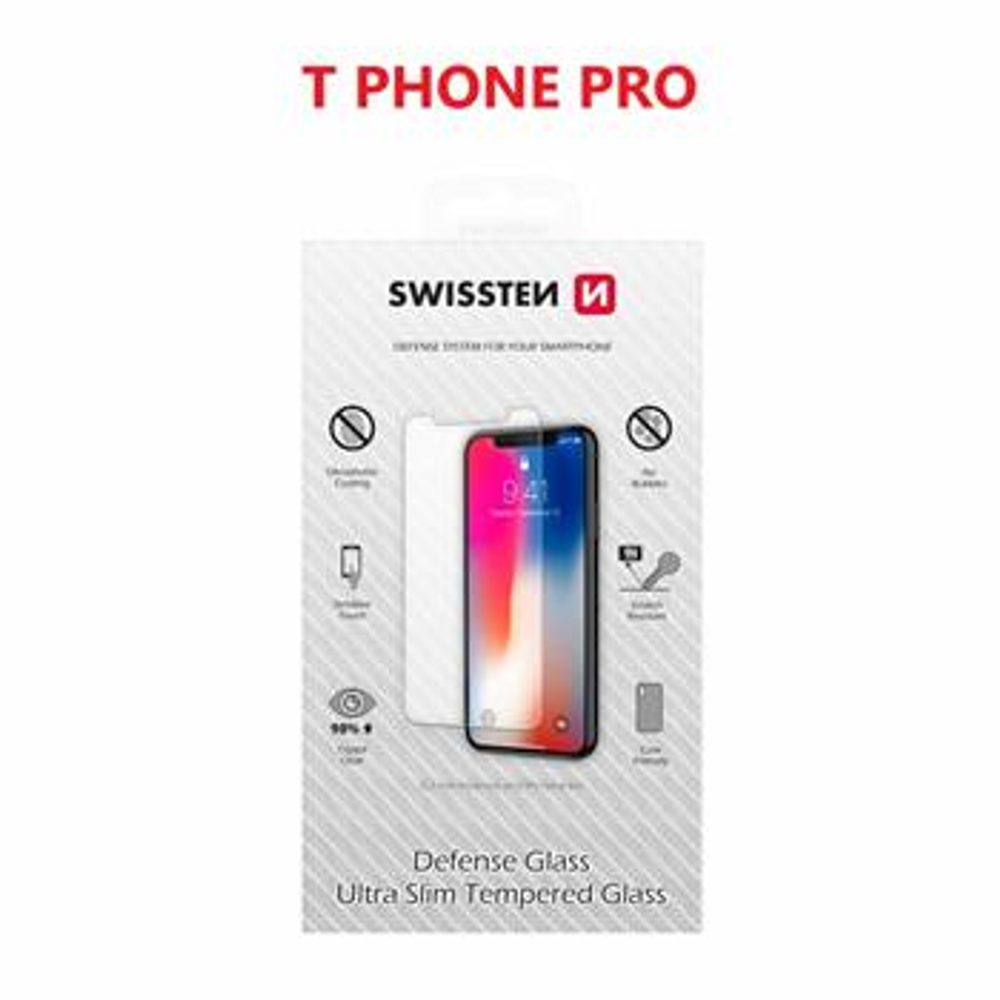 Swissten 2.5D Edzett Védőüveg, T Phone Pro