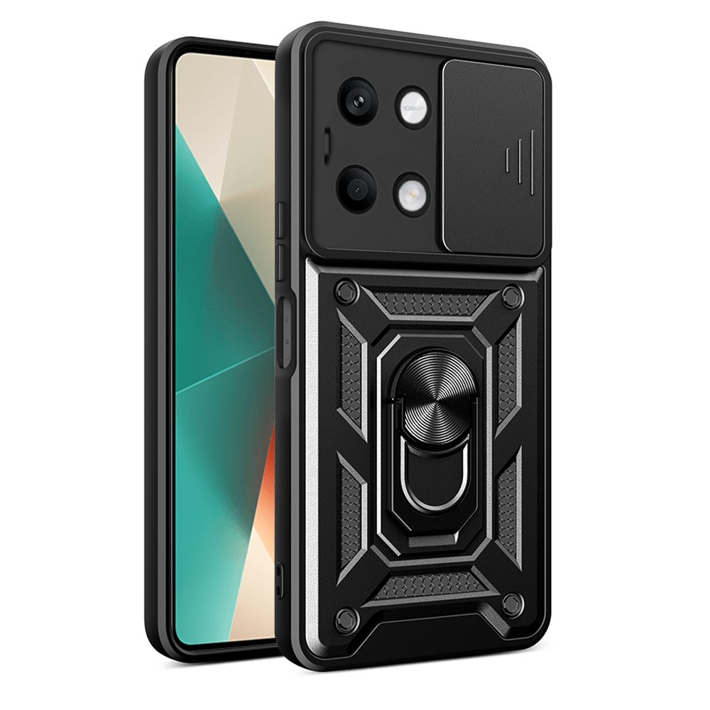 Techsuit CamShield, Xiaomi Redmi Note 13 5G, Fekete