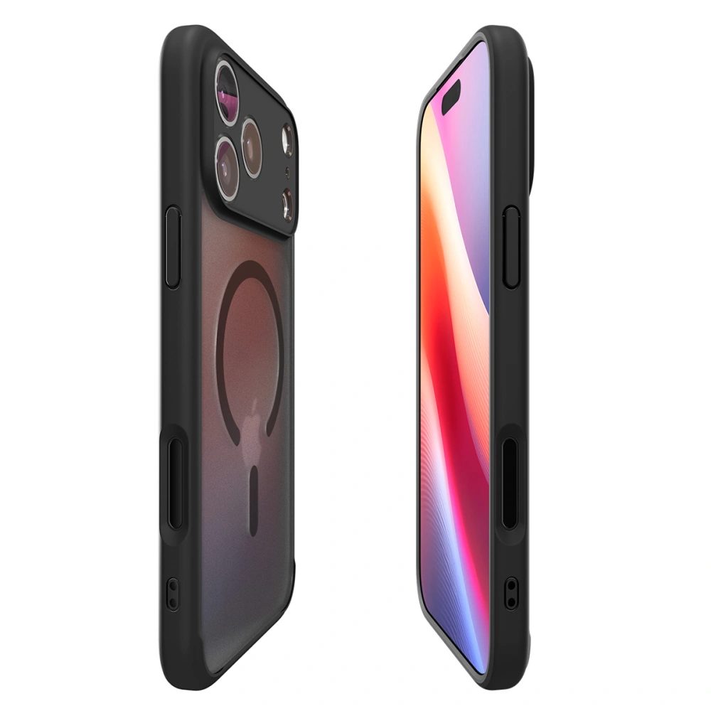 Spigen Ultra Hybrid Mag s MagSafe, iPhone 17 Pro, frost black