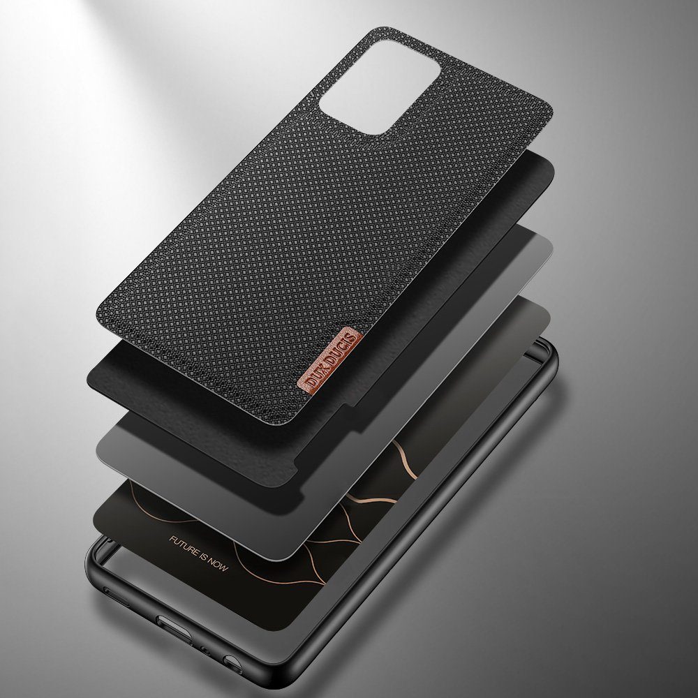 Dux Ducis Fino Case, Samsung Galaxy A72 4G, čierné