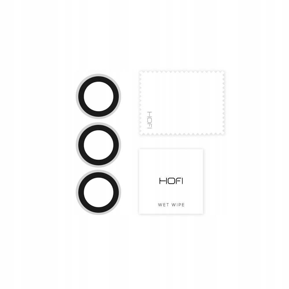Hofi Camring Pro+, Staklo Za Leću Fotoaparata, IPhone 13 Pro / 13 Pro MAX, Crna