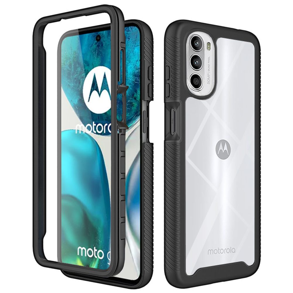 Techsuit Defense360 Pro + Védőfólia, Motorola Moto G52 4G / Moto G82 5G, Fekete