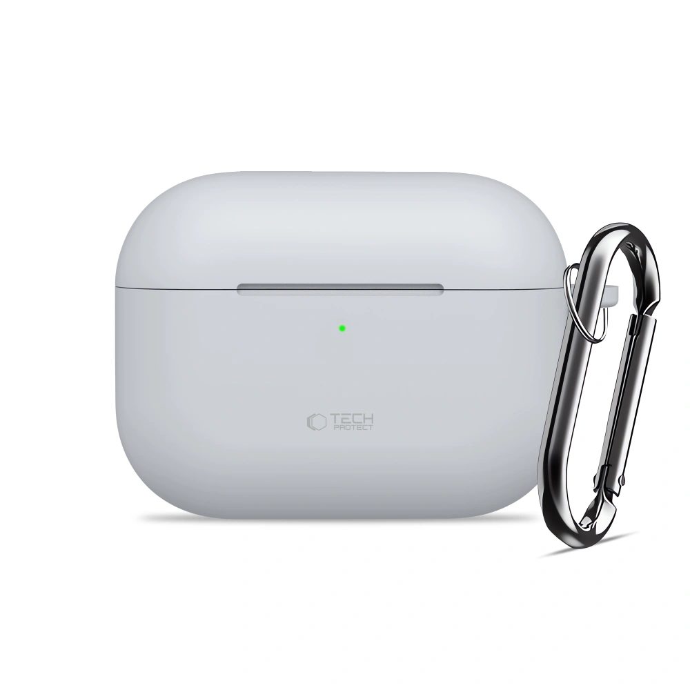Tech-Protect Silikónové puzdro, Apple AirPods Pro 3, šedé