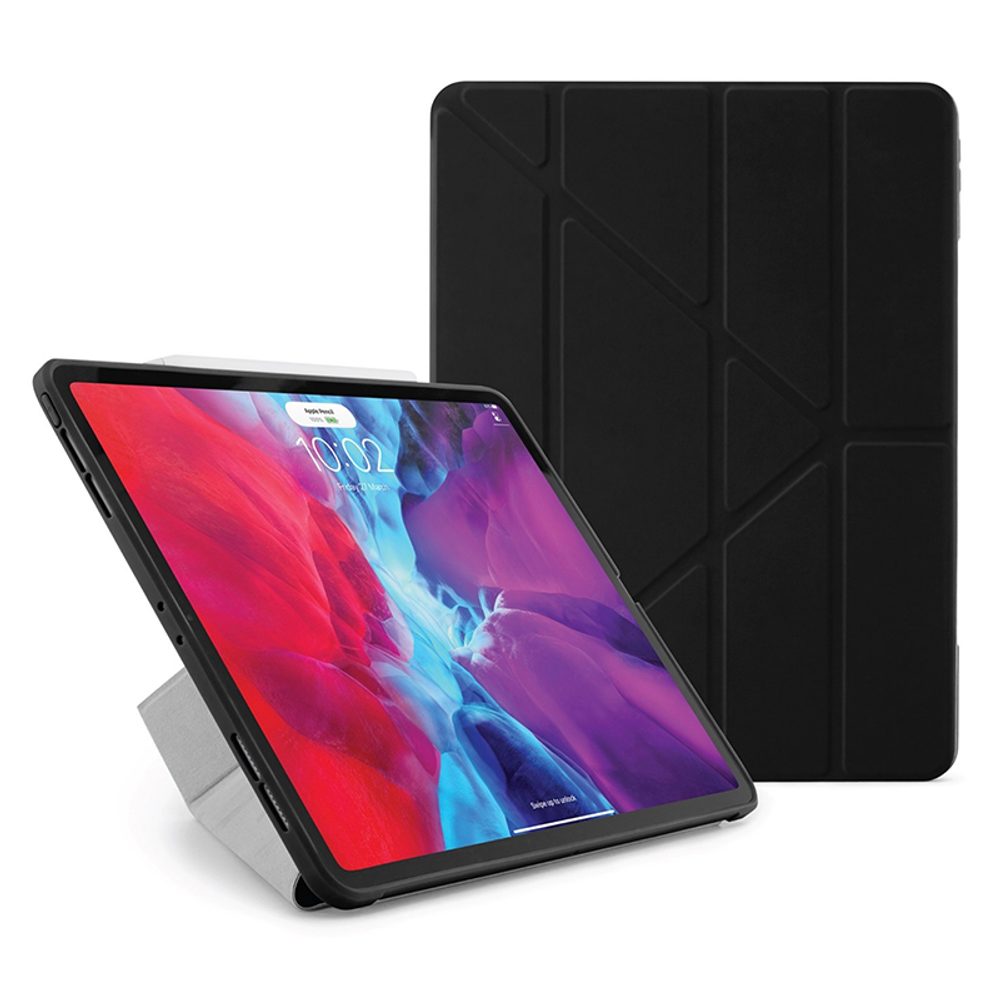 Levně Pipetto Origami Case pouzdro, Apple iPad Pro 12.9, 2018 / 2020 / 2021 / 2022, černé