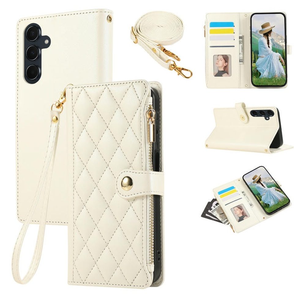 Levně Glamour pouzdro, Samsung Galaxy A36, bílé