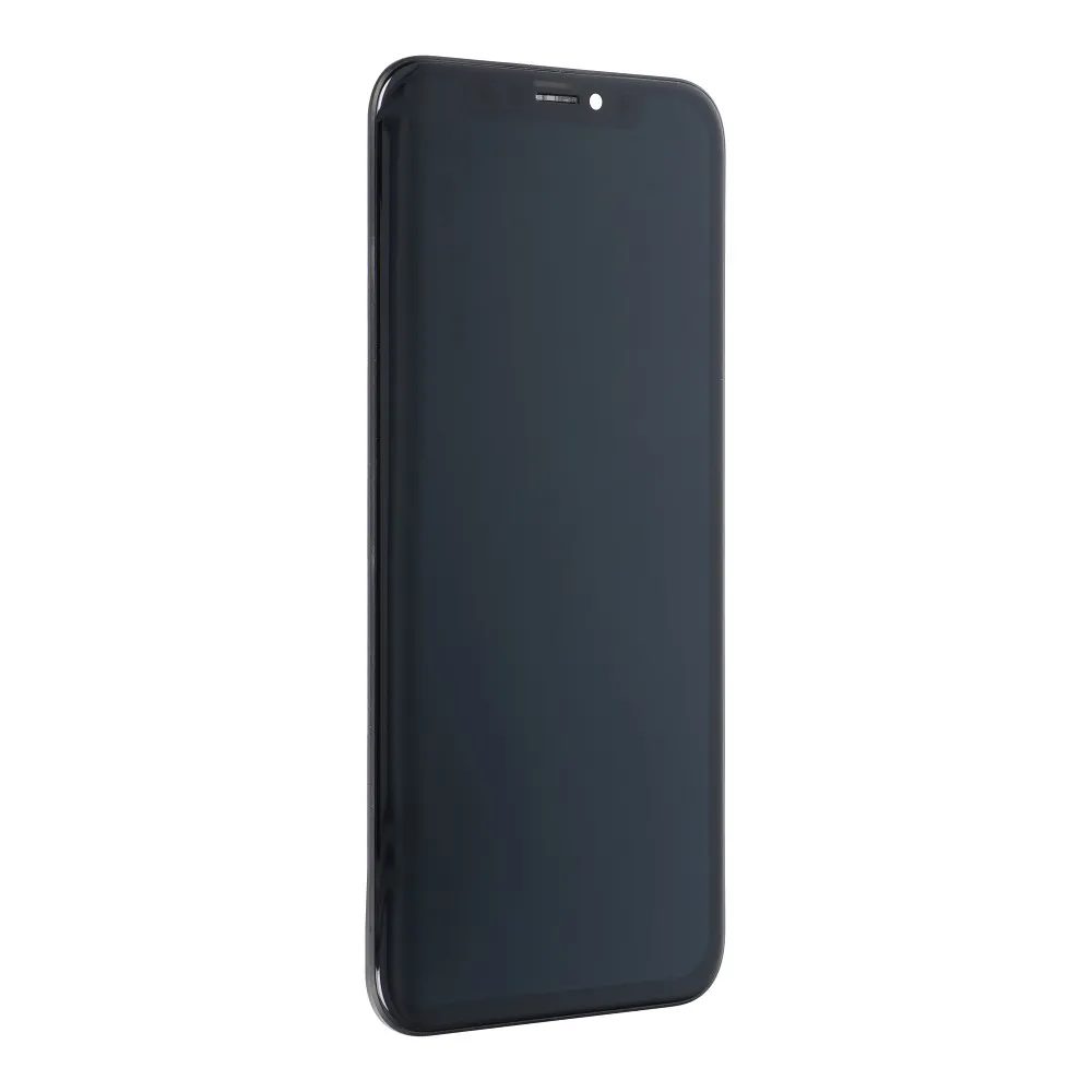 Levně Displej pro iPhone Xs s dotykovým černým pevným displejem, OLED HQ