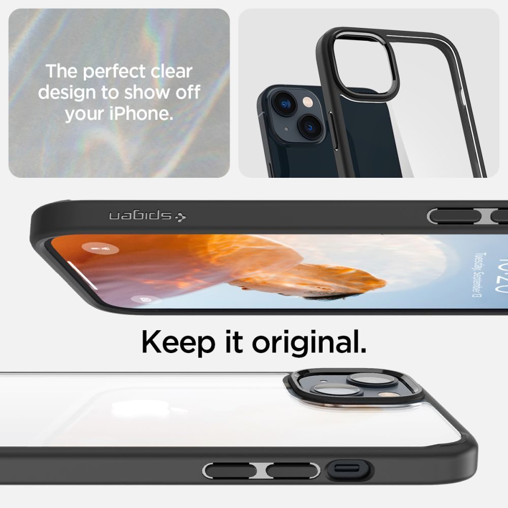 Spigen Ultra Hybrid Kryt Na Mobil, IPhone 14 Plus, čierny