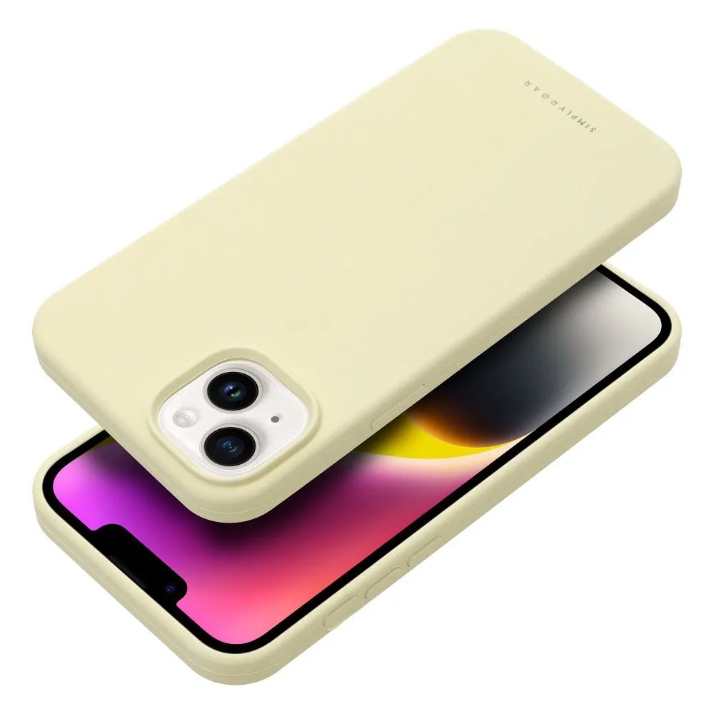 Roar Cloud-Skin, IPhone 14 Plus, Světle žlutý