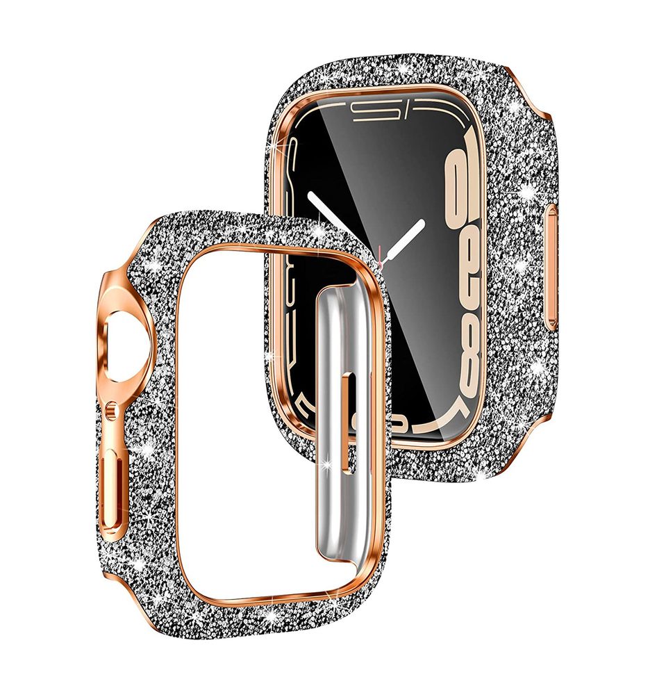 JP Watch case Crystal, Apple Watch 4 / 5 / 6 / SE, 40 mm, strieborný