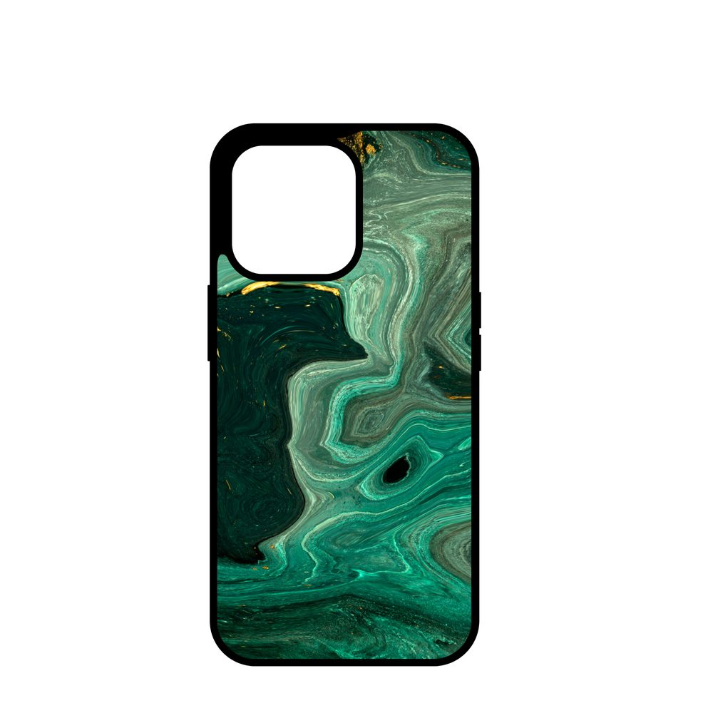 Momanio obal, iPhone 14 Pro, Marble green