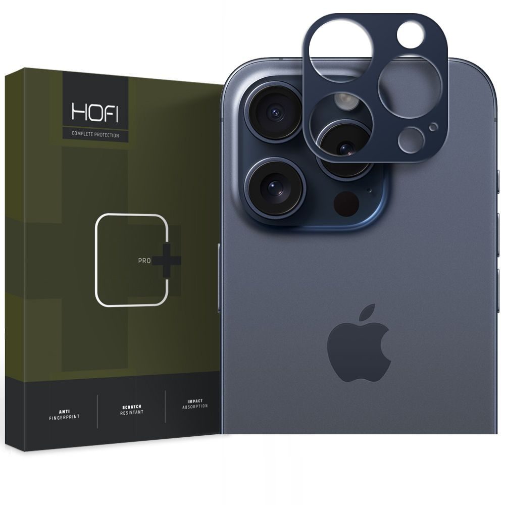 Hofi Alucam Capac Protector Pentru Camera Foto, IPhone 15 Pro / 15 Pro Max, Titan Albastru