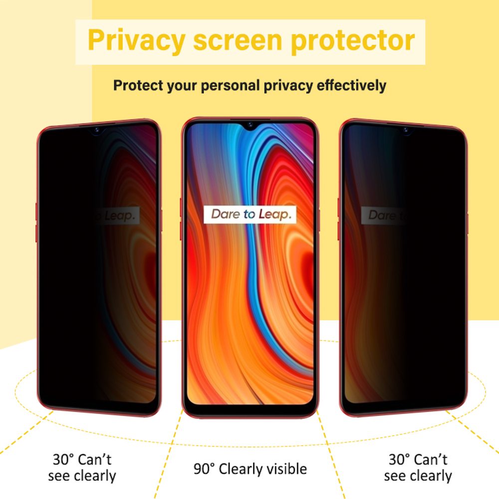 Privacy 5D Zaštitno Kaljeno Staklo, Realme C33