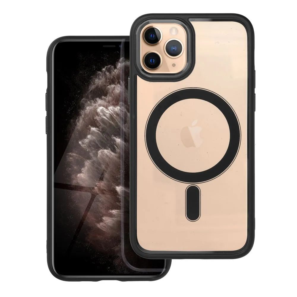 Levně Color Edge Mag Cover s MagSafe, iPhone 11 Pro Max, černý
