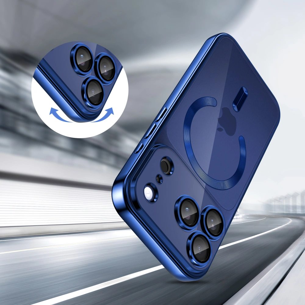 Tech-Protect MagFlex MagSafe iPhone 17 Pro Max, lesklá modrá
