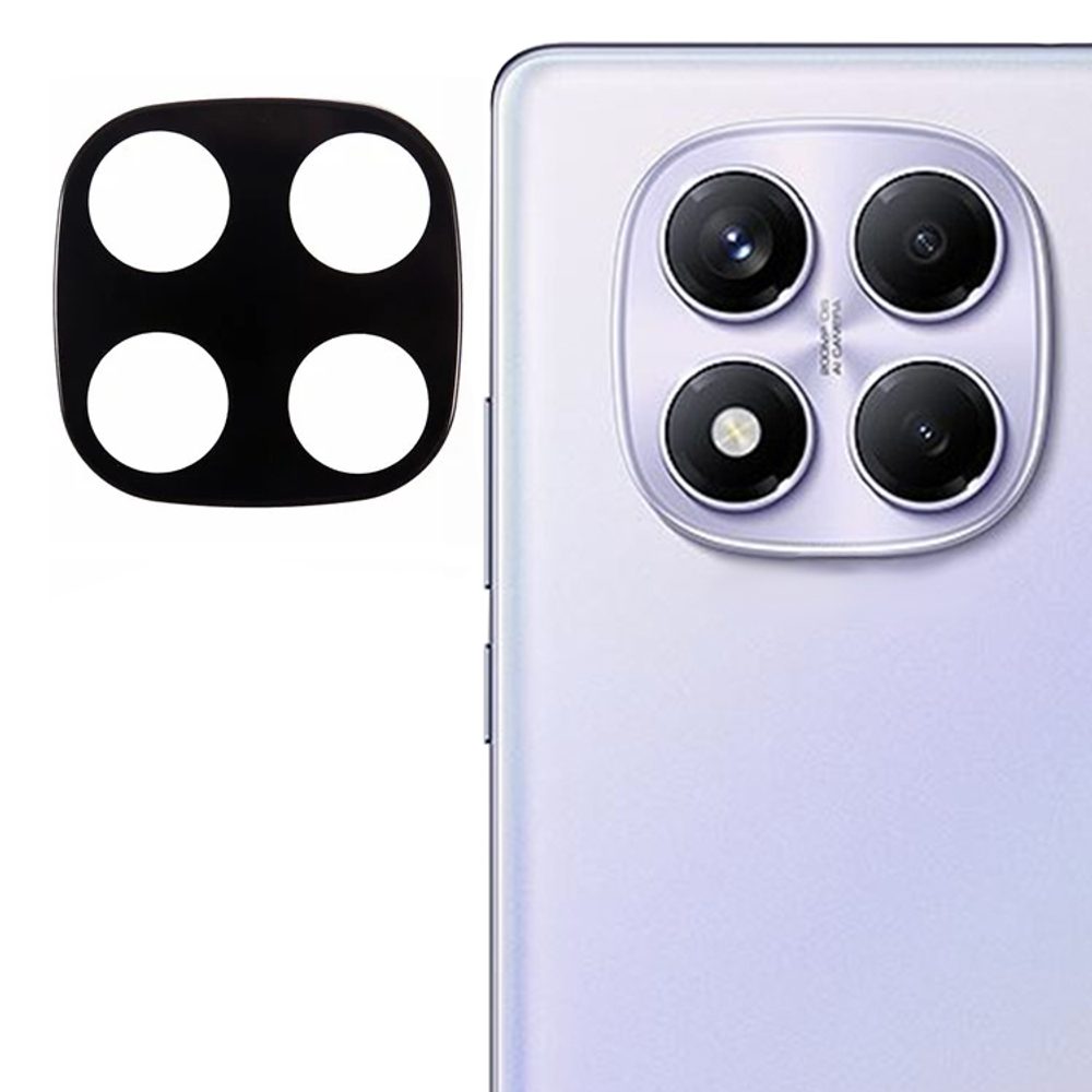 Techsuit fényképezőgép objektív védőüveg, Xiaomi Redmi Note 14 Pro 4G, fekete