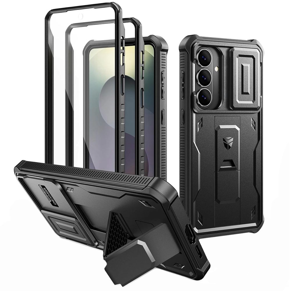 Levně Dexnor 360 Kickstand Camprotector obal Samsung Galaxy S26 Plus, černý