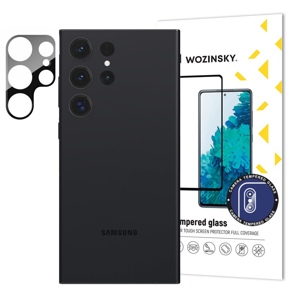 Wozinsky 9H Zaščitno Kaljeno Steklo Za Objektiv Kamere (fotoaparata), Samsung Galaxy S23 Ultra