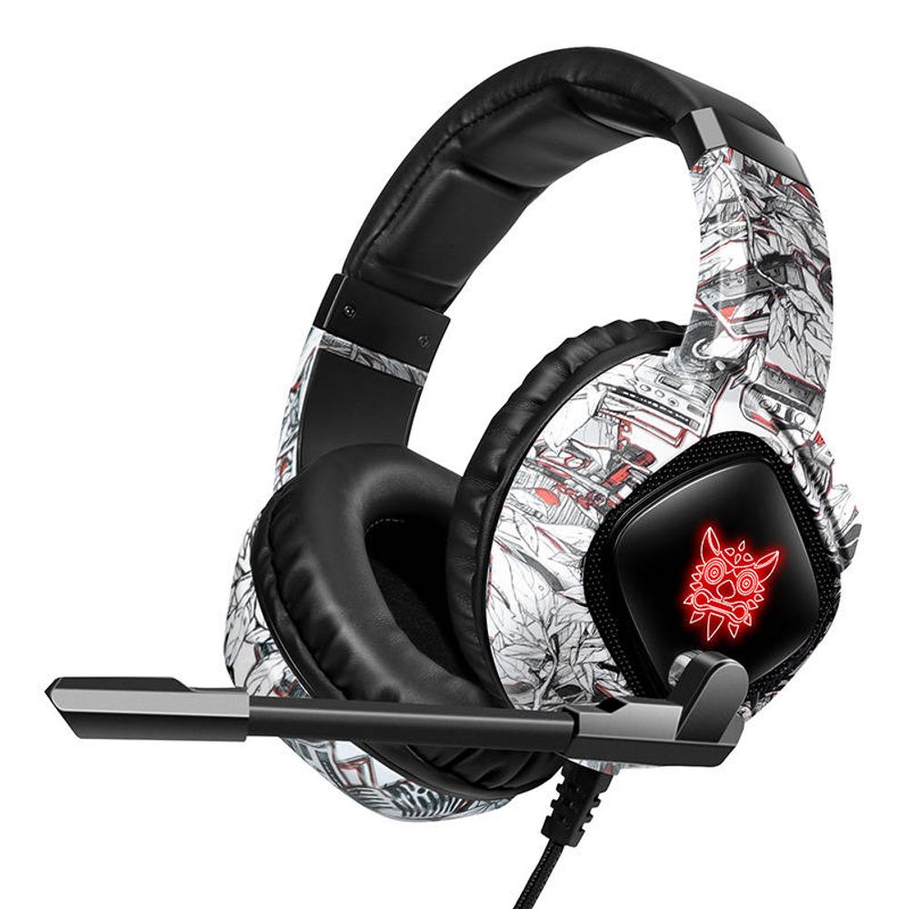 Onikuma K19 Camou Gaming Headset, Fehér