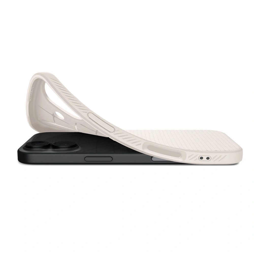 Spigen Liquid Air, iPhone 17, prírodný titán