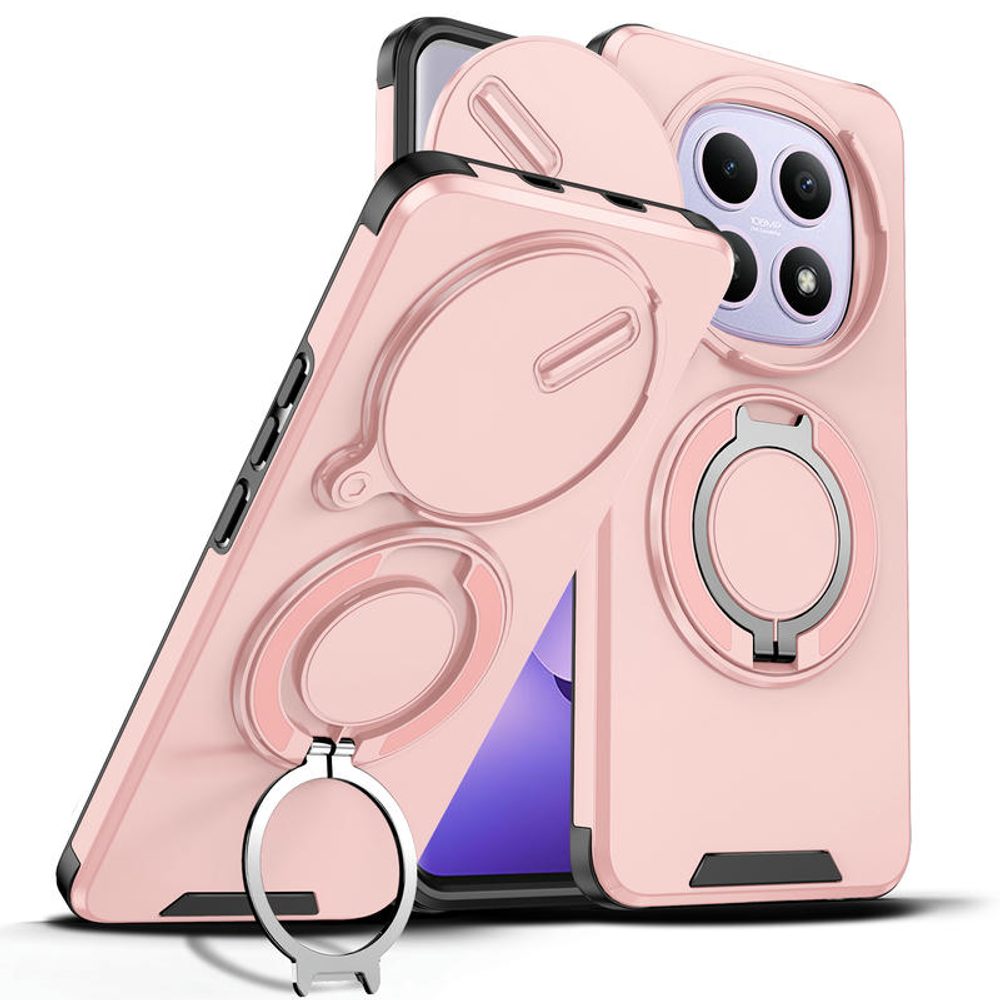 Levně Camslide Stand obal, Xiaomi Redmi Note 15 5G, růžový