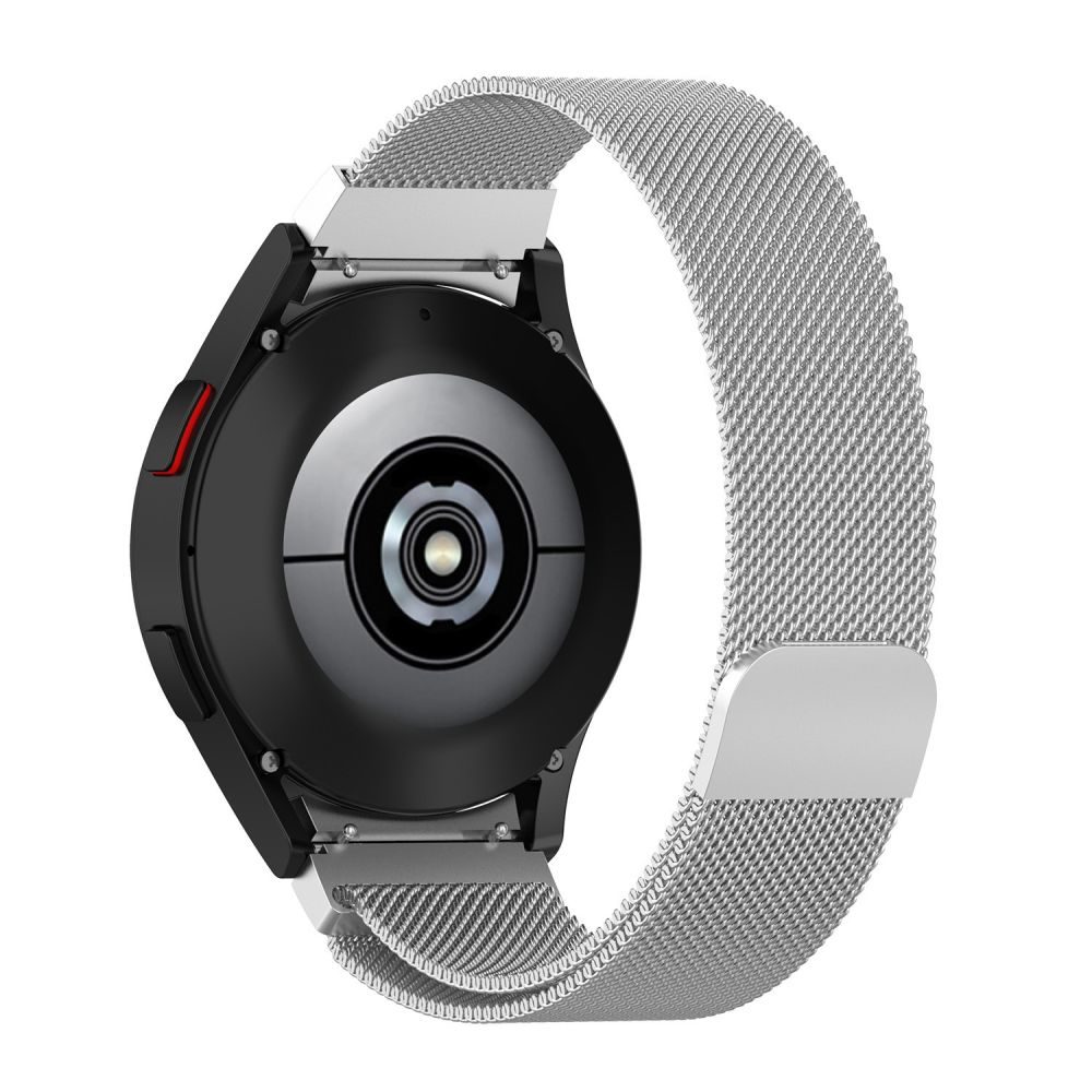 Tech-Protect Milánský Tah 2 řemínek Pro Samsung Galaxy Watch 4 40 / 42 / 44 / 46 Mm, Stříbrný