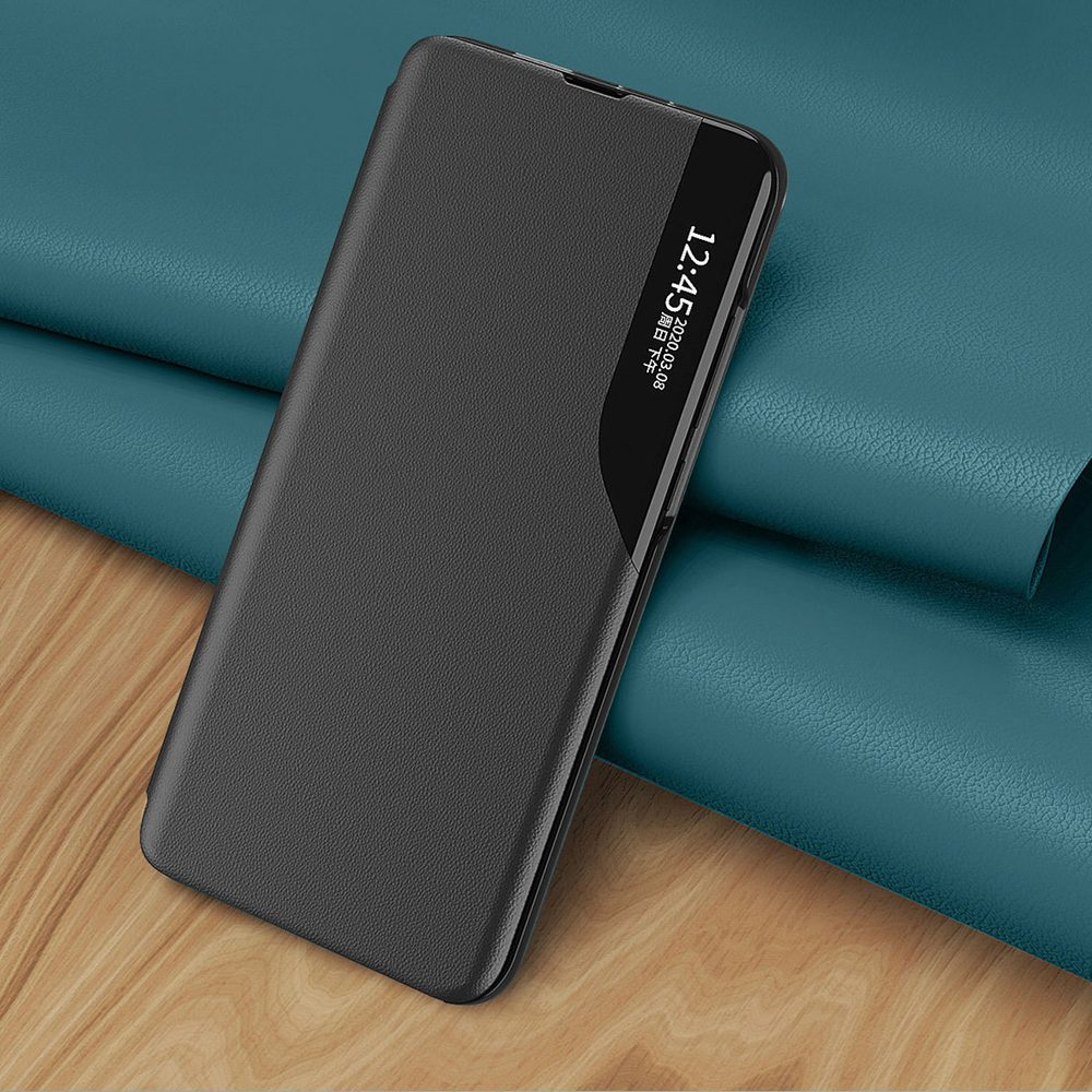 Eco Leather View Case, Samsung Galaxy S23 Ultra, čierny
