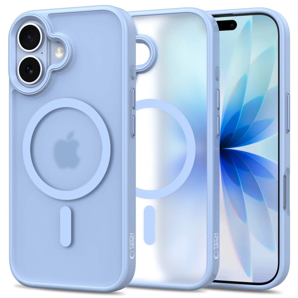 Levně Tech-Protect MagMat MagSafe iPhone 17, modrý matný