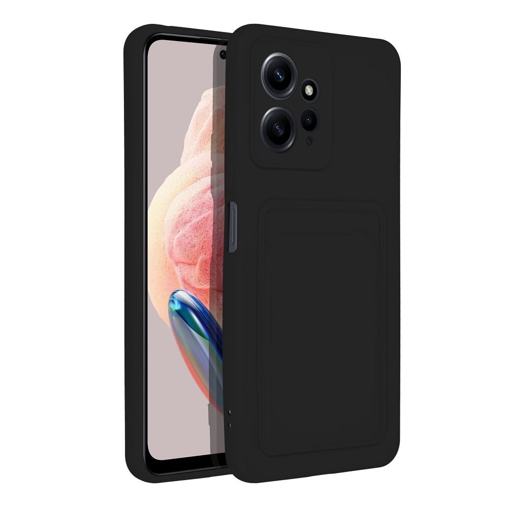 Husă Card Case, Xiaomi Redmi Note 12 5G, Neagră