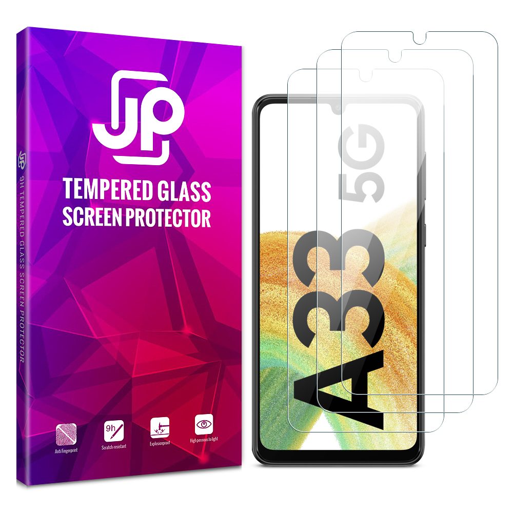 JP Long Pack Kaljeno Steklo, 3 Stekla Na Telefon, Samsung Galaxy A33 5G