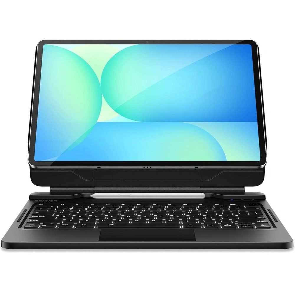 Dexnor magnetska maska s tipkovnicom, Samsung Galaxy Tab S10 FE Plus, crna