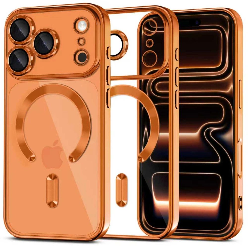 Tech-Protect MagFlex MagSafe iPhone 17 Pro Max, lesklá oranžová